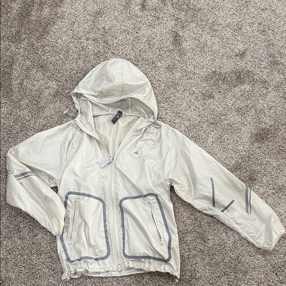 Stella McCartney Cream Hooded Jacket